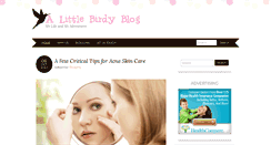 Desktop Screenshot of alittlebirdyblog.com